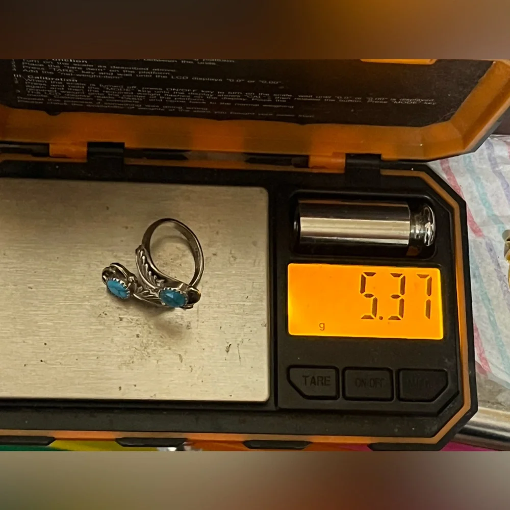 RB Sterling Native American Turquoise Ring - Picture 14 of 14